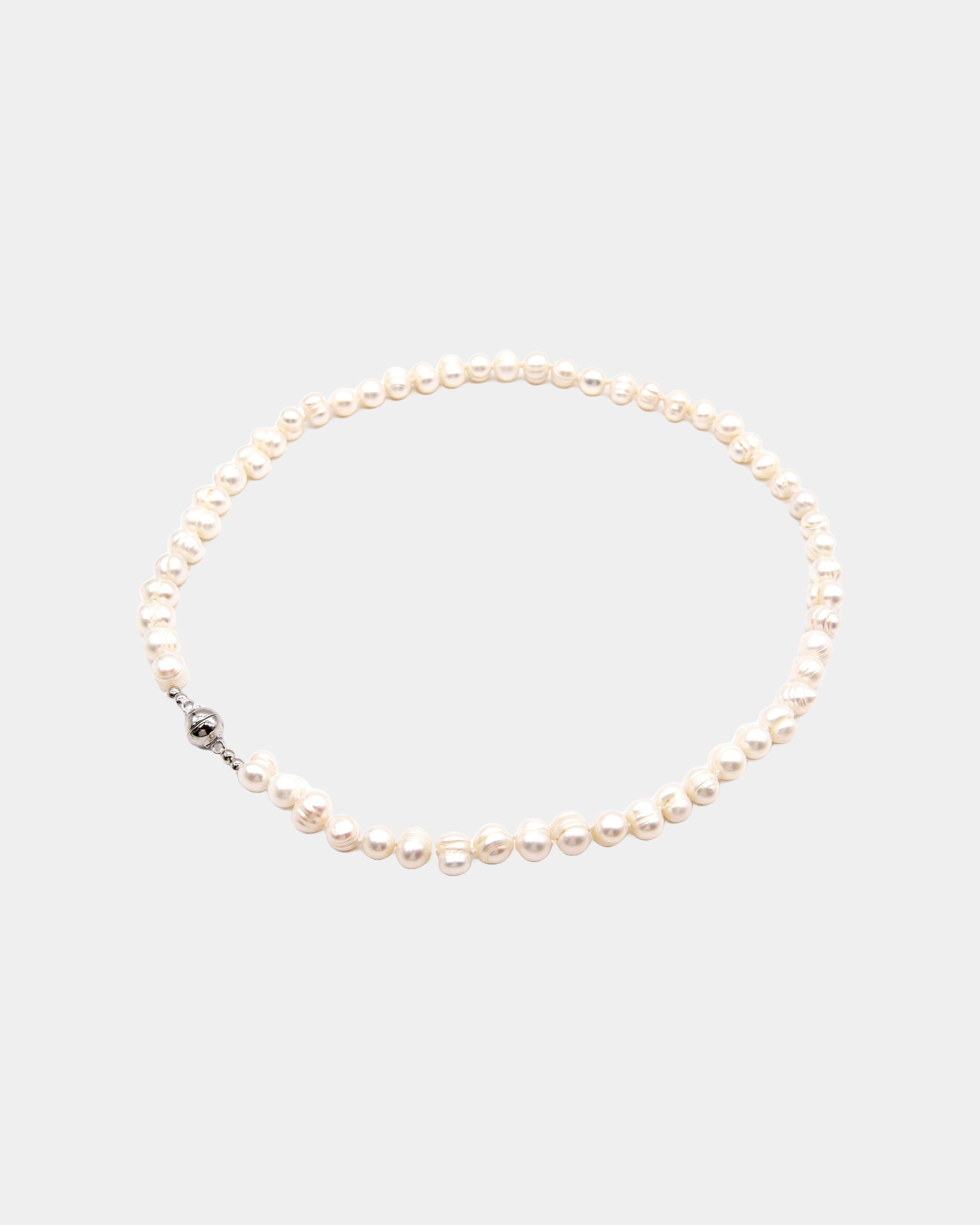 Pearl necklace Lisan pearl white 