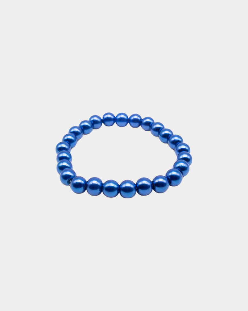Perlen Armband Kaviar Blau