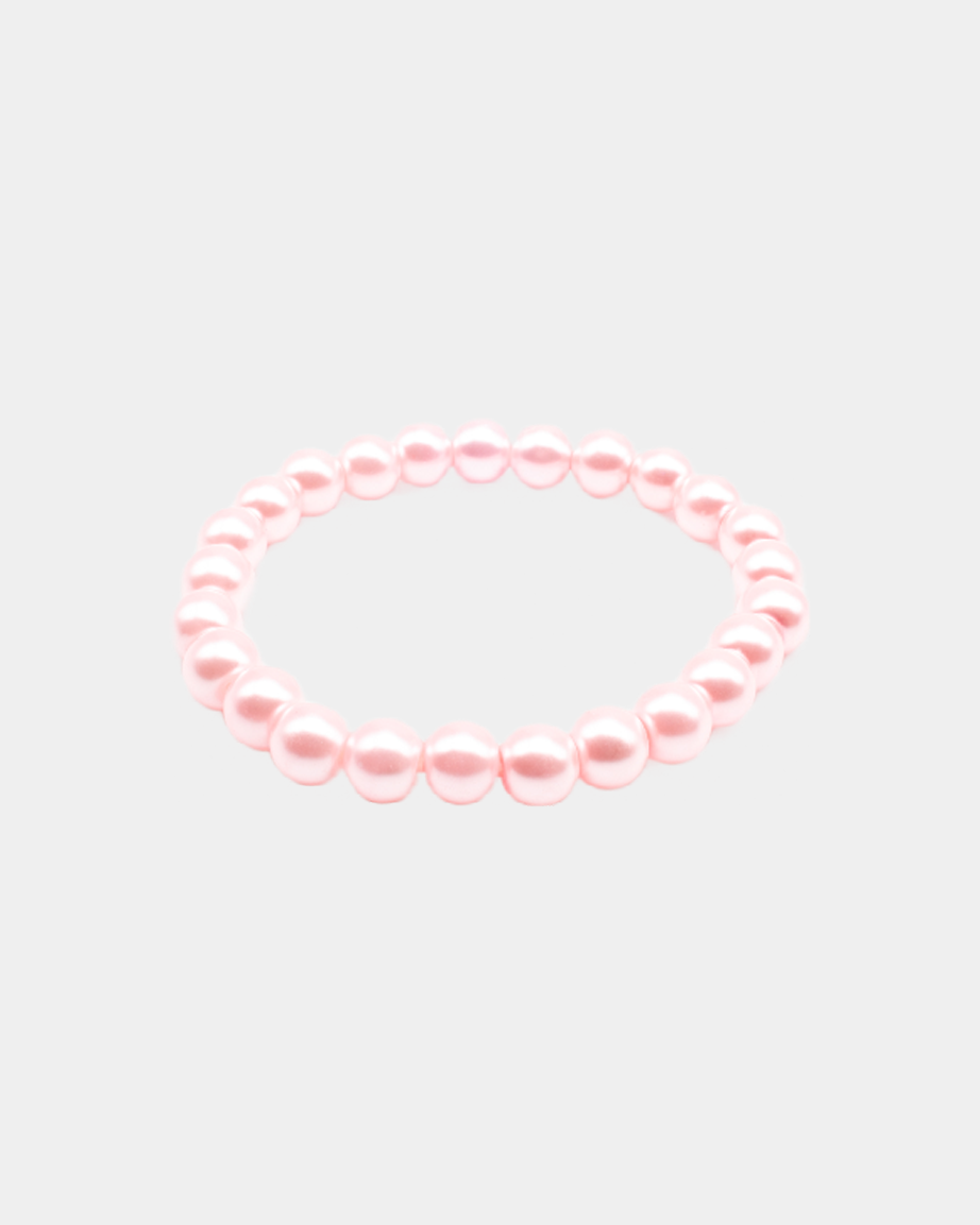 Beaded bracelet caviar pink 