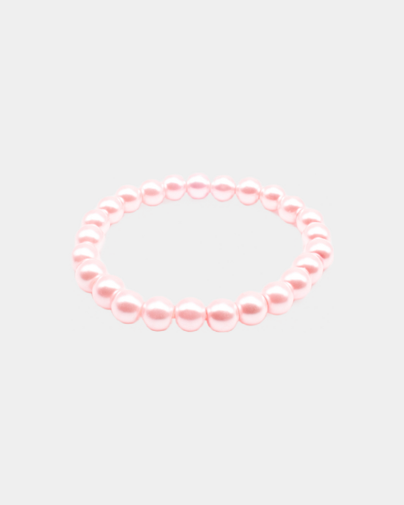 Beaded bracelet caviar pink 