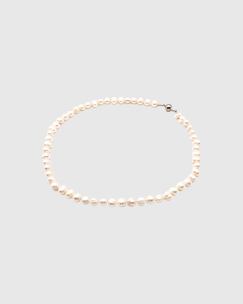 Pearl necklace Lisan pearl white 