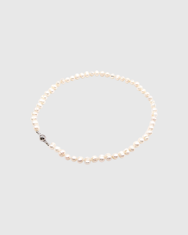 Pearl necklace Lisan pearl white 